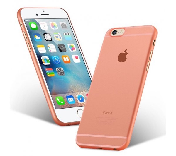 Ultratenký kryt Full iPhone 6/6S - ružový